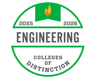 Engineering College of Distinction 2025-26 badge