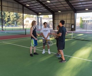 Photo of tennis court