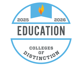 Education College of Distinction 2025-26 badge