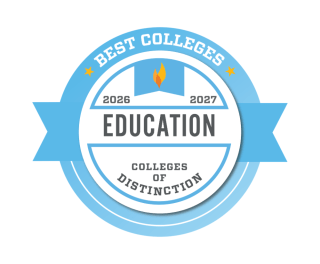 Education College of Distinction 2026-27 badge