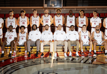 Photo of the Saints men's basketball team 2023-24