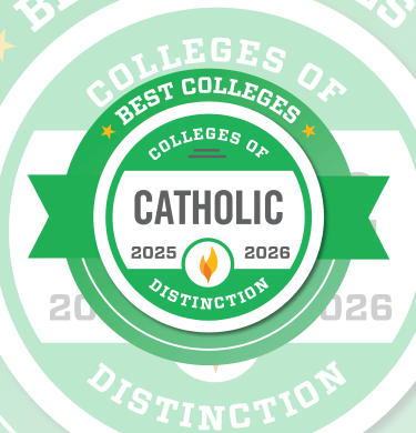 Colleges of Distinction Catholic 2025-26 badge