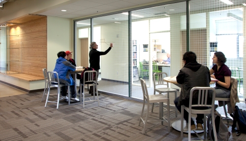 Photo of a group of students being taught