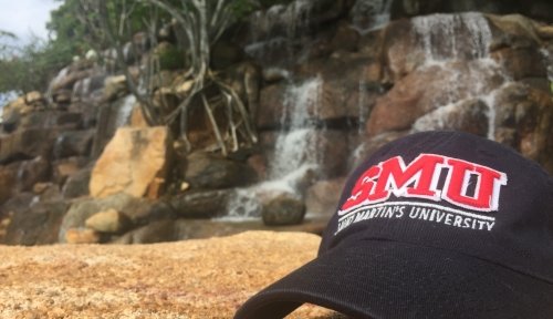 Photo of SMU baseball cap in Vietnam