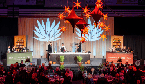 The stage and setting of Gala 2025