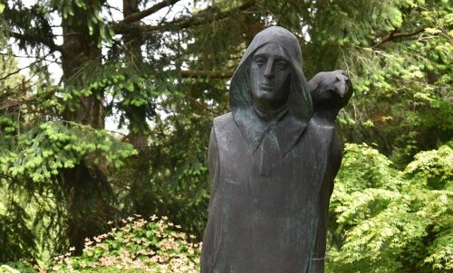 Photo of St. Benedict statue