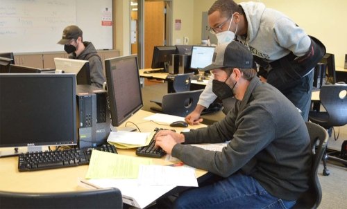 Photo of VITA student volunteers