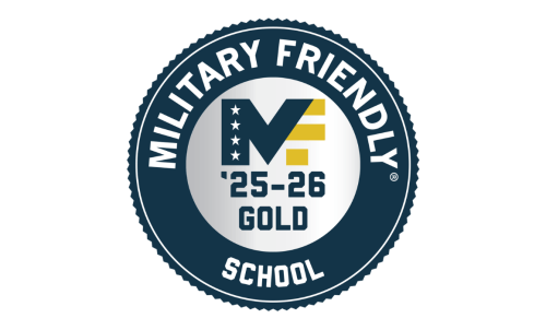 Military Friendly School 25-26 gold logo