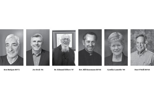 Headshots and names of the Distinguished Alumni honorees