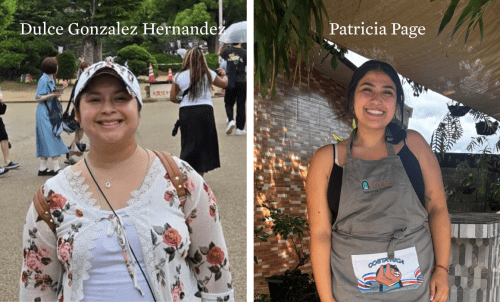 The scholarship recipients in their study abroad countries