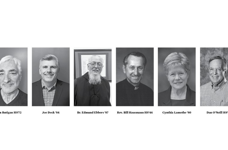 Headshots and names of the Distinguished Alumni honorees