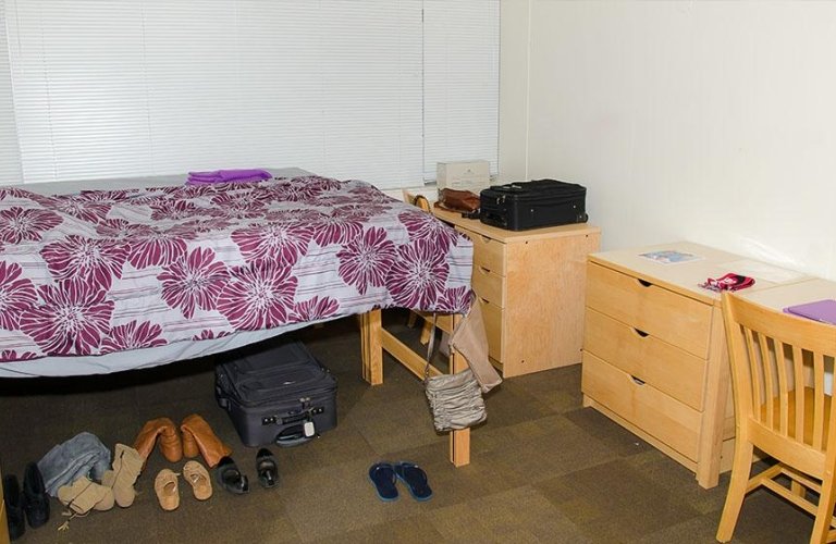 Photo of single room in Baran Hall
