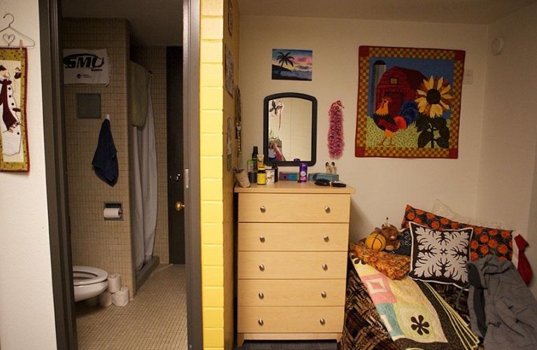 Photo of bathroom from bedroom