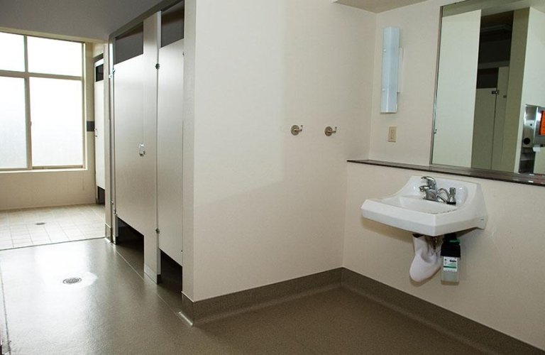 Photo of community bathroom