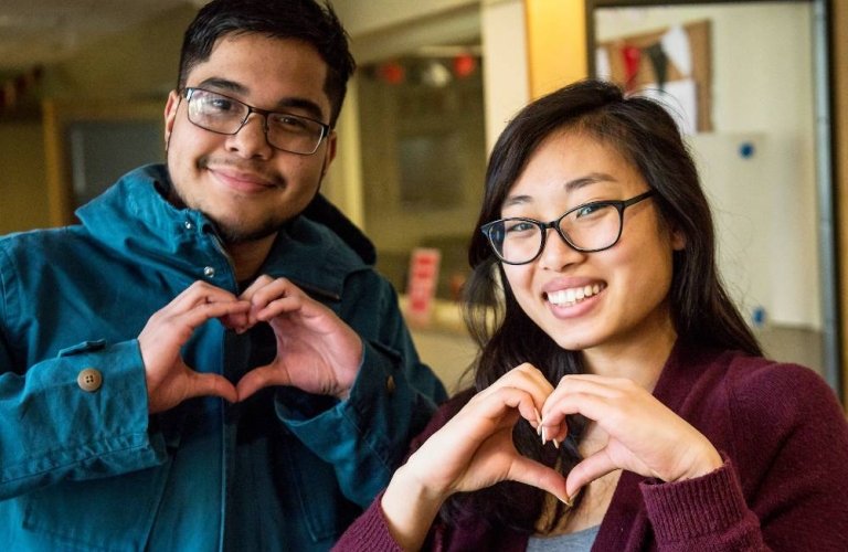 Students with heart