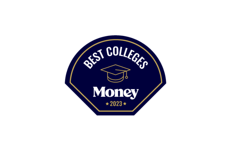 Best Colleges Money 2023 badge