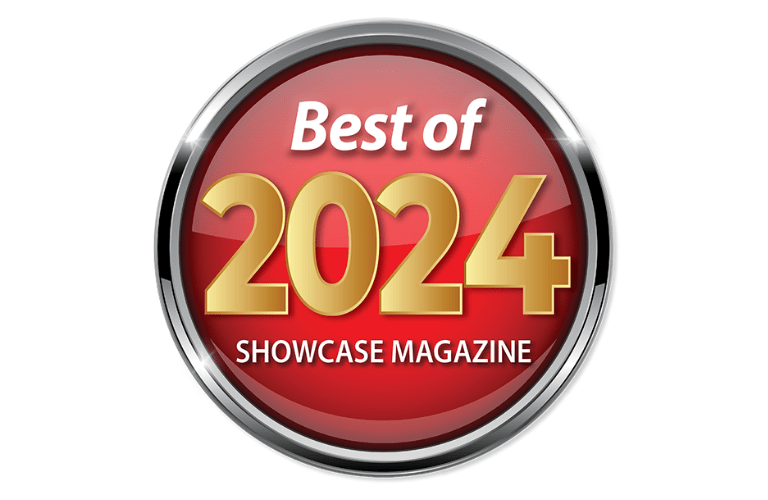 Best of 2024 ShowCase Magazine badge