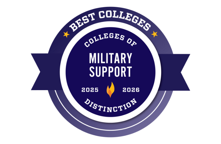 Military Support College of Distinction 25-26 badge