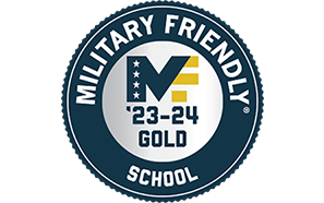 Military Friendly GOLD School 23-24 badge