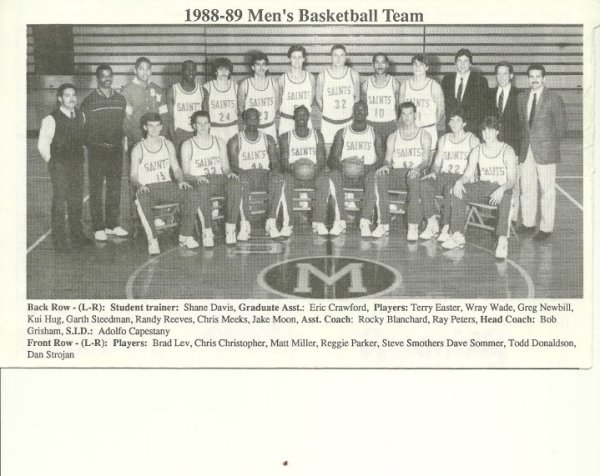 Photo of 1988-1989 Basketball team