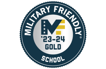 Military Friendly GOLD School 23-24 badge