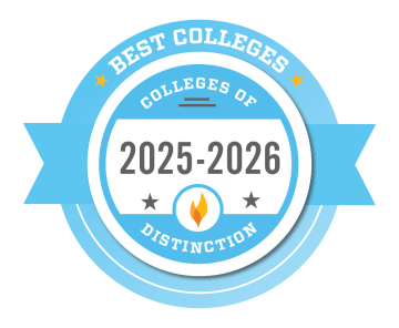 College of Distinction 2025-26 badge
