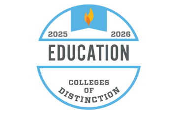 Education College of Distinction 2025-26 badge