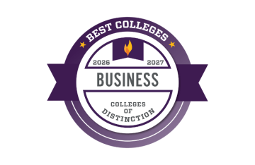 Business College of Distinction 26-27 badge